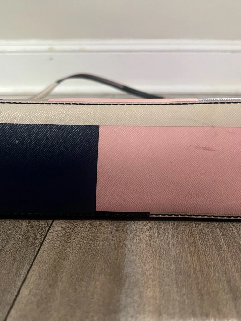 kate spade Colorblock Pastel Dome Crossbody in Light Blue, Pink, Cream & Navy